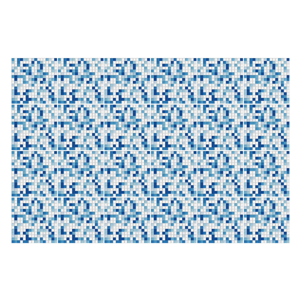 Nálepky na dlaždice Modrá malá mozaika