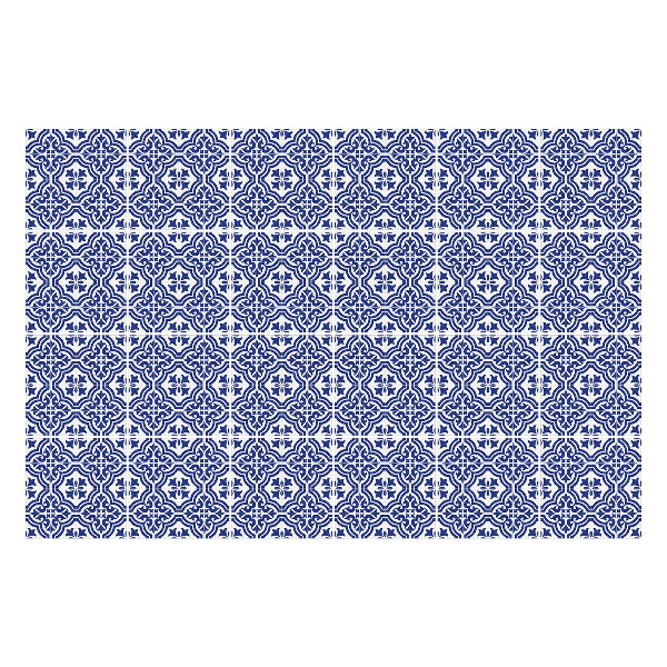 Samolepky na obklady Kvetinové ozdoby v sieťke