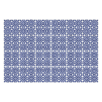 Samolepky na obklady Kvetinové ozdoby v sieťke