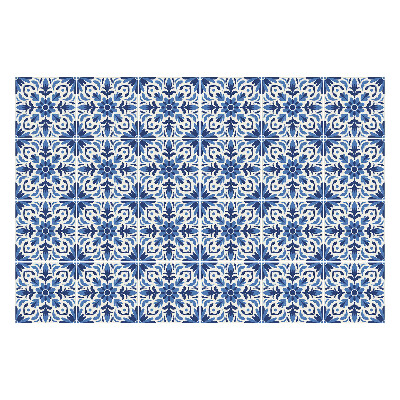 Nálepky na dlaždice Kvetinový motív v sieťke