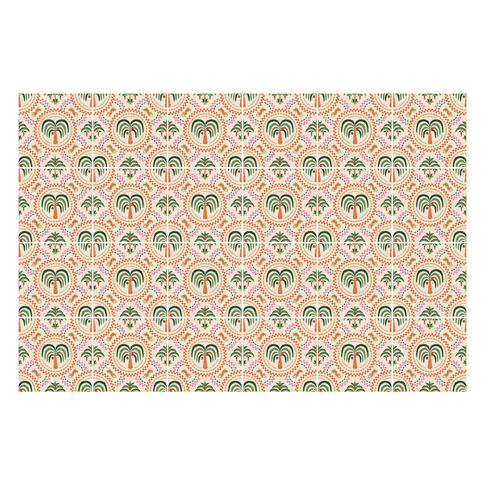 Samolepky na obklady Motív exotickej palmy