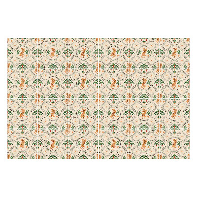 Samolepky na kachličky Exotická flóra a fauna