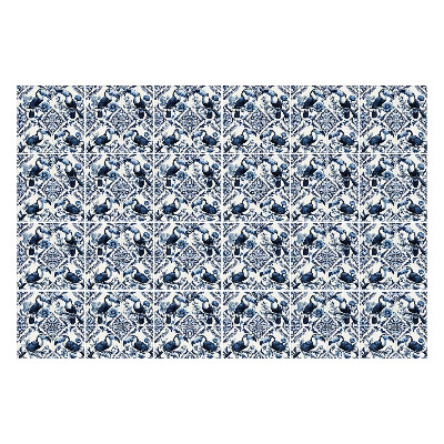 Nálepky na dlaždice Elegantné vtáky a kvety