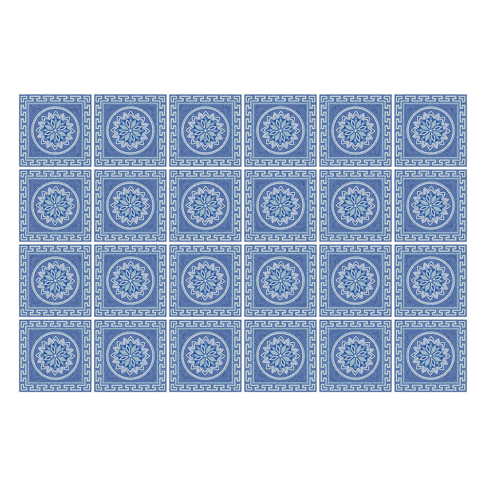 Samolepky na obklady Kvetinový motív v sieťke