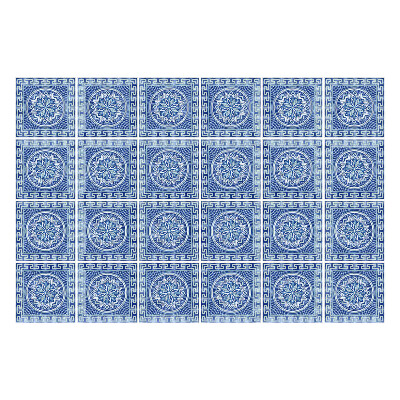 Samolepky na obklady Kvetinový motív v sieťke