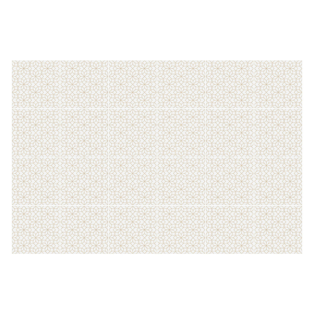 Samolepky na obklady Jemné kvetinové kruhy