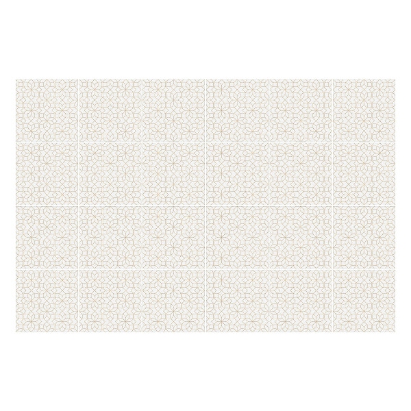 Samolepky na obklady Jemné kvetinové kruhy