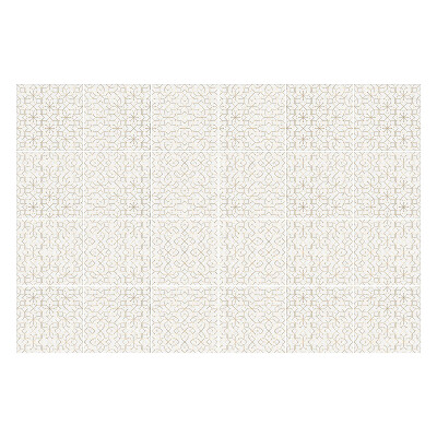 Samolepky na obklady Jemné kvetinové kruhy