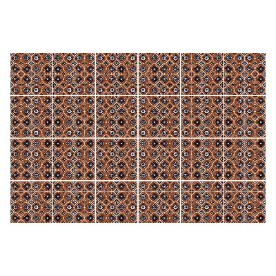 Samolepky na obklady Prekrížené kosoštvorce s detailmi