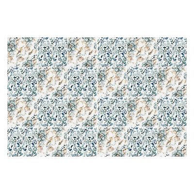 Nálepky na dlaždice Rastlinný kvetinový motív