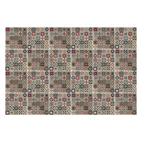 Samolepky na obklady Klasické dlaždice s ornamentami