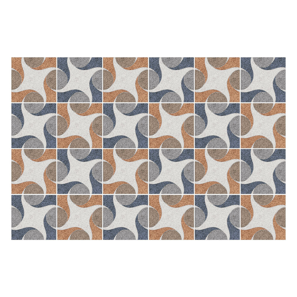 Nálepky na dlaždice Geometrické tvary v rozložení