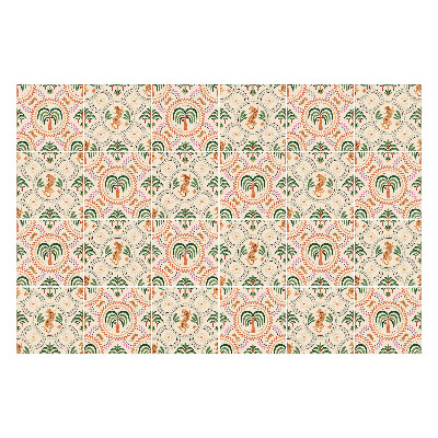 Samolepky na obklady Tropické listy a ananás