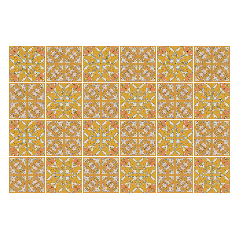 Samolepky na obklady Kvetinové motívy v rámoch