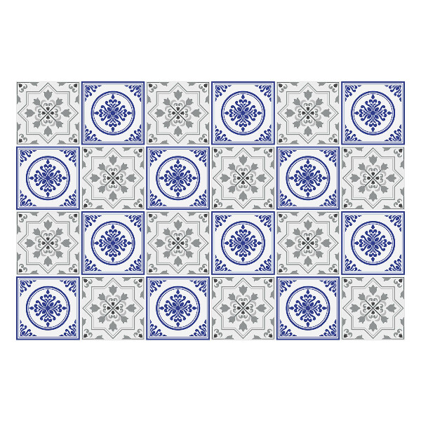 Samolepky na kachličky Klasické dlaždice s ornamentami