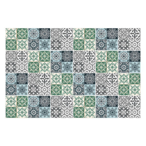 Nálepky na dlaždice Farebné vzorované dlaždice