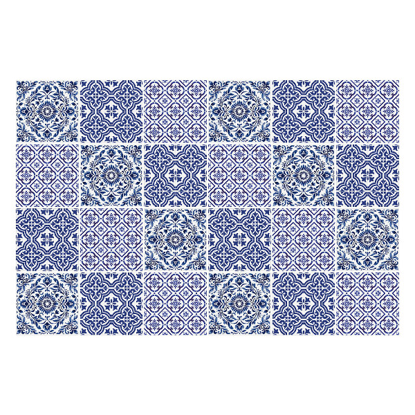 Samolepky na obklady Jemne zdobené dlaždice