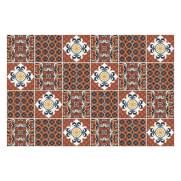 Nálepky na dlaždice Orientálne keramické motívy