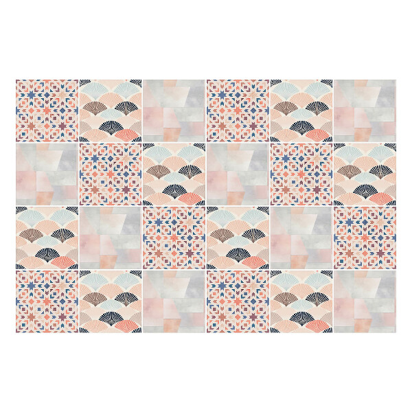 Samolepky na obklady Pastelová mozaika vzorov