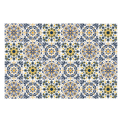 Samolepky na obklady Geometrické kvety a listy