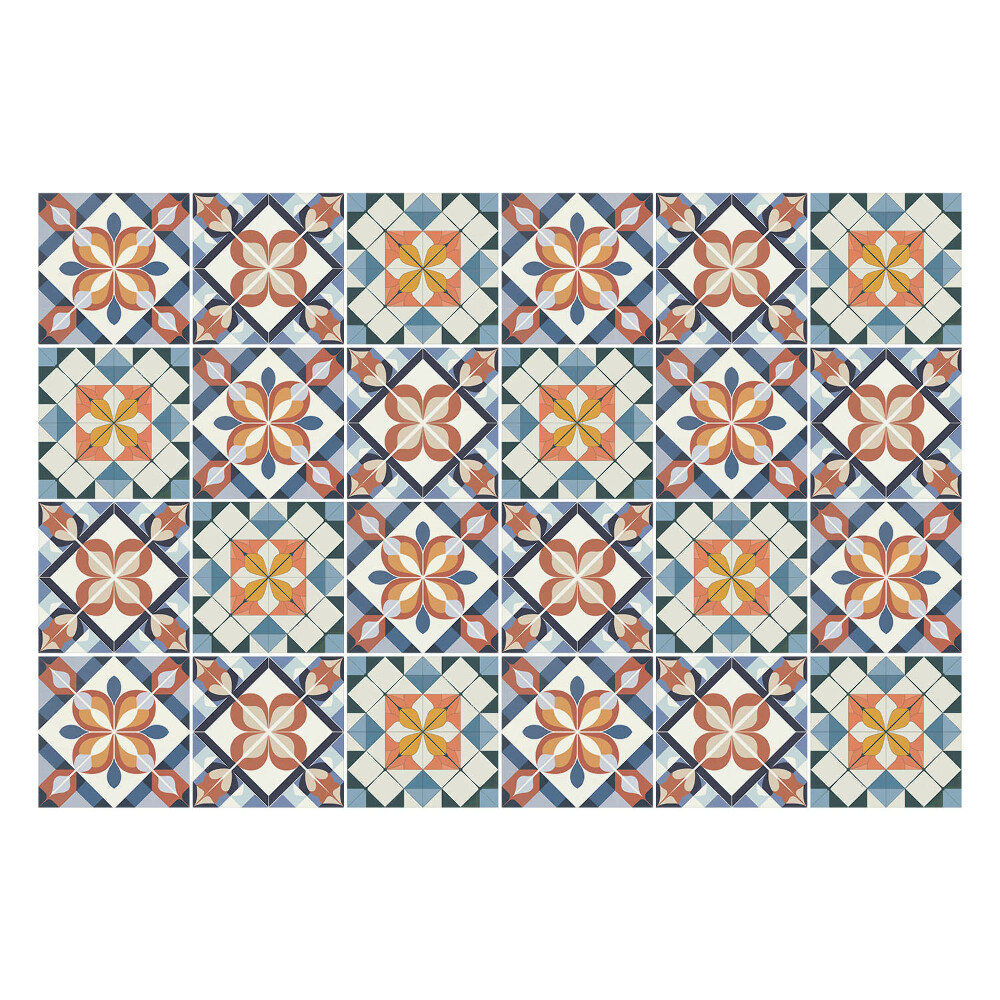 Samolepky na kachličky Vzorovaná vintage mozaika