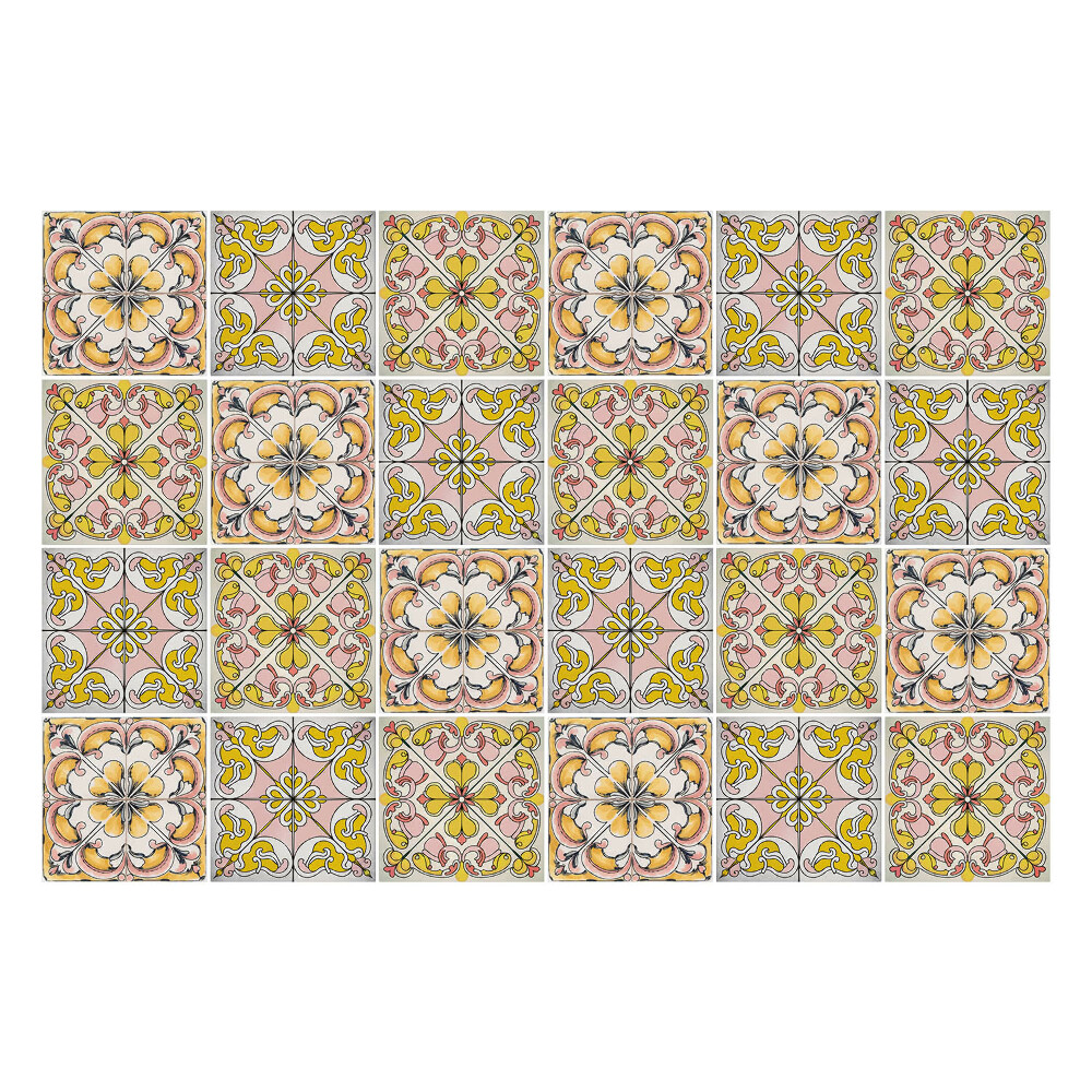 Samolepky na obklady Starožitná pastelová mozaika