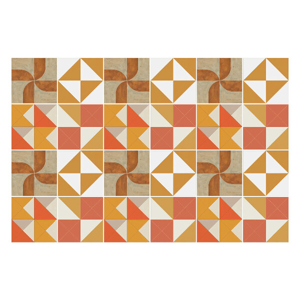 Samolepky na obklady Geometria s trojuholníkmi