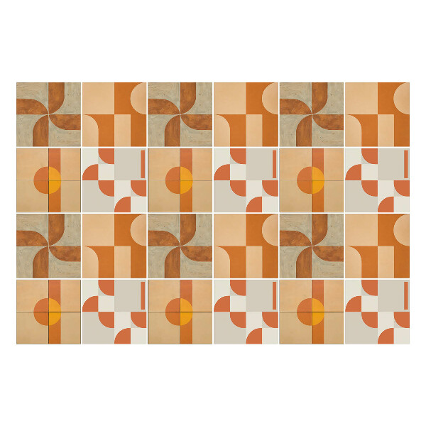 Samolepky na kachličky Abstraktné geometrické tvary