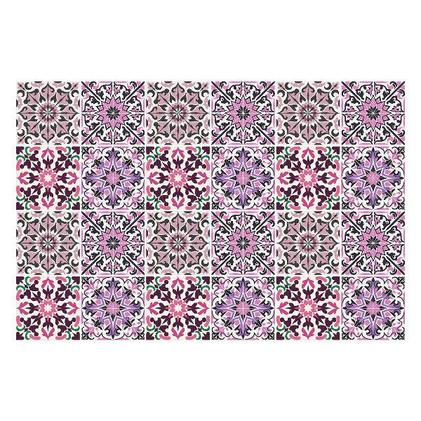 Samolepky na kachličky Pastelovo zdobená mozaika