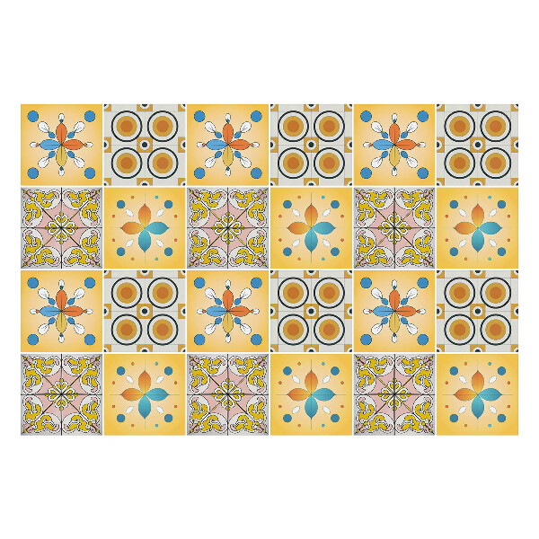 Samolepky na obklady Farebné dlaždice