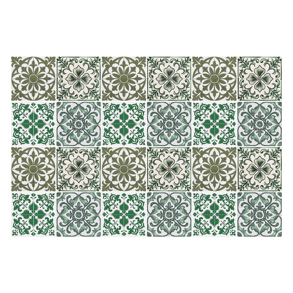 Samolepky na obklady Rastlinné a geometrické motívy