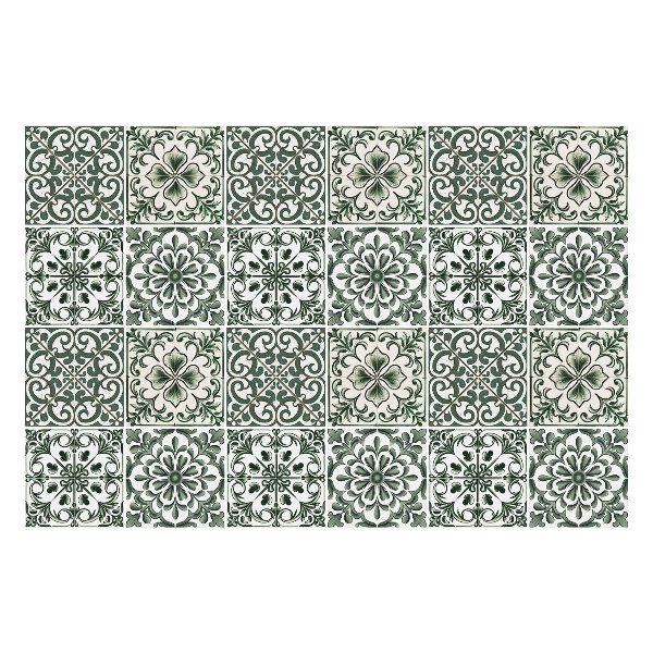 Samolepky na kachličky Kvetinové ozdoby v sieťke