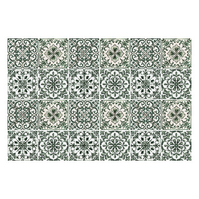 Samolepky na kachličky Kvetinové ozdoby v sieťke