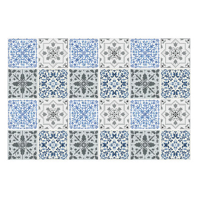 Samolepky na obklady Klasické dlaždice s ornamentami