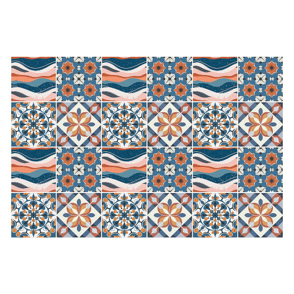 Samolepky na obklady Pastelové orientálne vzory