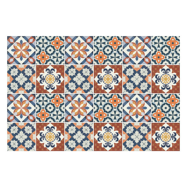 Nálepky na dlaždice Bohato zdobená dlažba