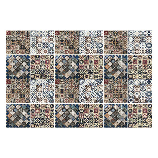 Nálepky na dlaždice Mozaika s rôznymi dlaždicami