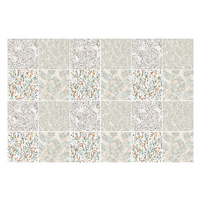 Samolepky na kachličky Rastlinné motívy listov