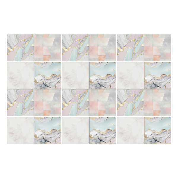 Samolepky na kachličky Pastelové guličky