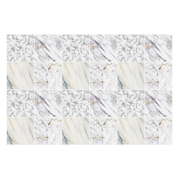 Nálepky na dlaždice Elegantná mramorová kompozícia