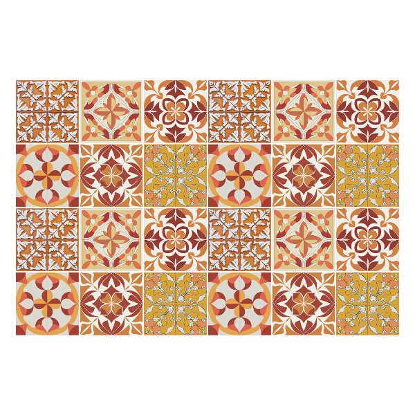 Samolepky na obklady Kvetinové motívy v mozaike