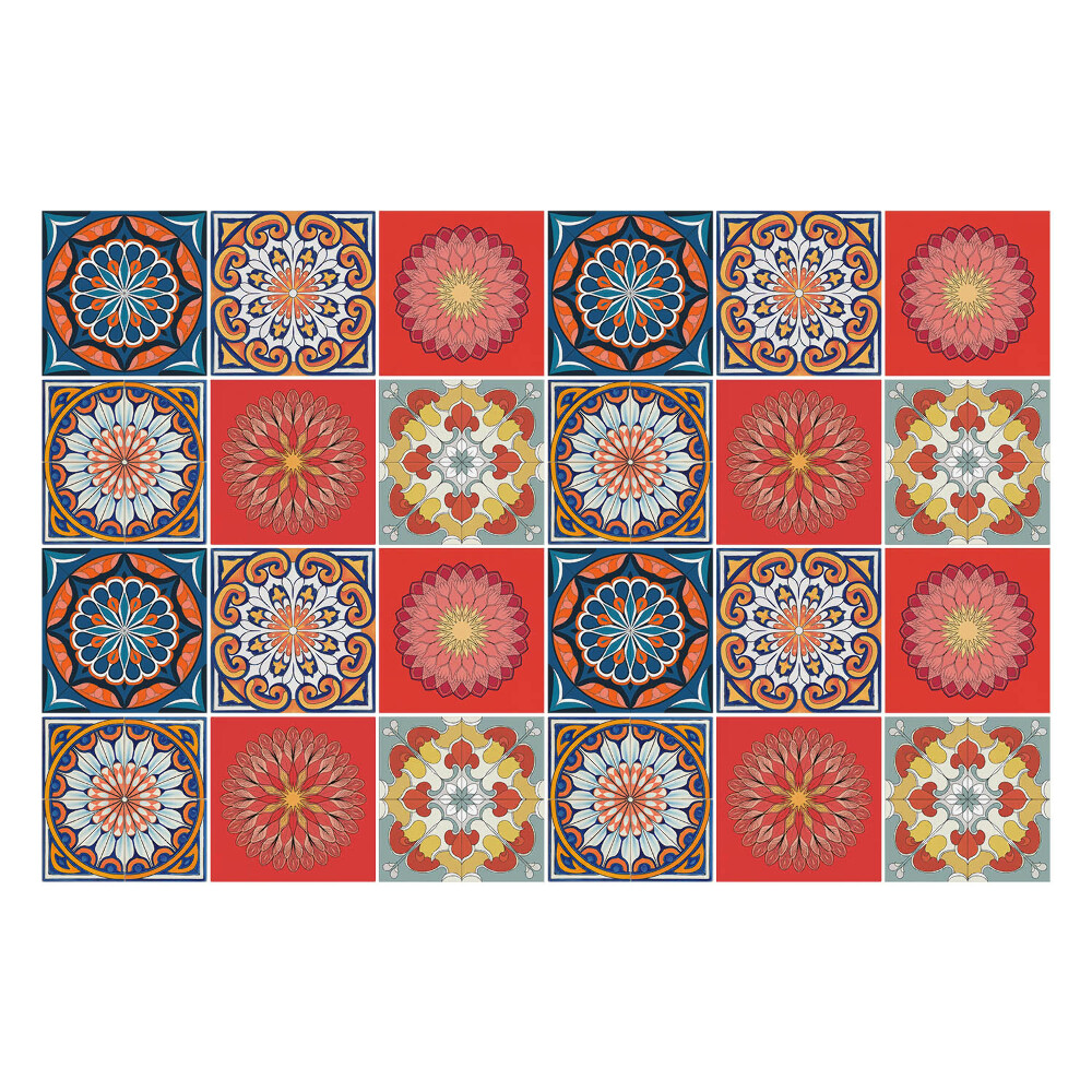 Nálepky na dlaždice Marocké mandaly