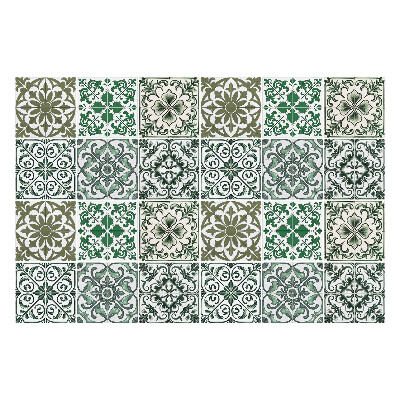 Samolepky na kachličky Kvetinové a geometrické motívy