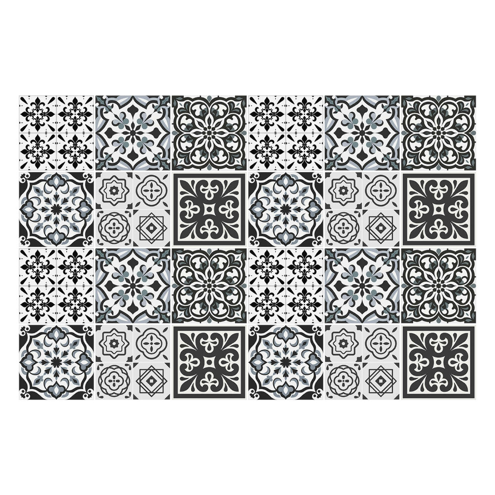 Samolepky na obklady Geometrické motívy dlaždíc