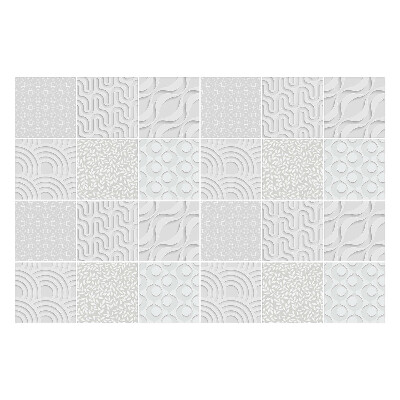 Nálepky na dlaždice Abstraktné vlny a tvary