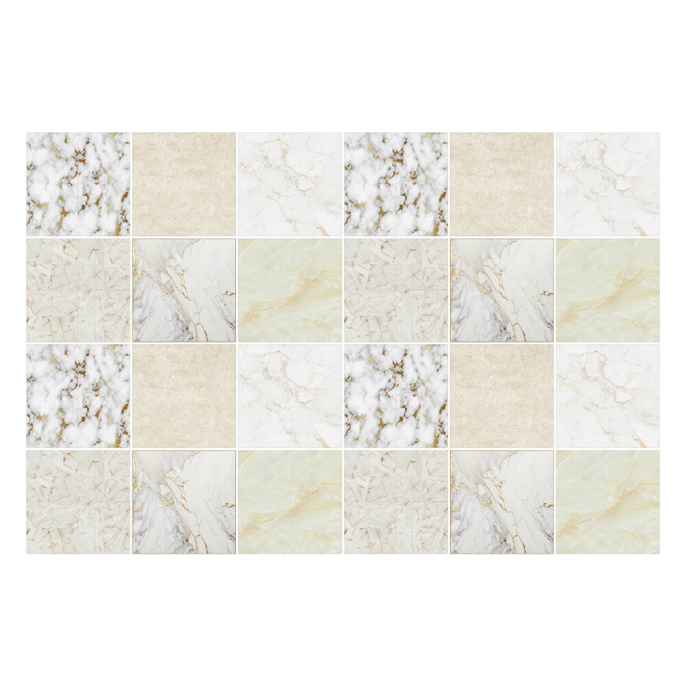 Samolepky na obklady Elegantná mramorová mozaika