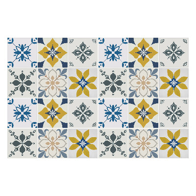 Samolepky na obklady Kvetinové motívy v aranžmáne