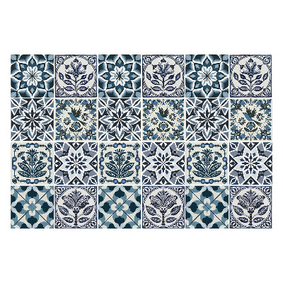 Nálepky na dlaždice Kvetinové geometrické motívy