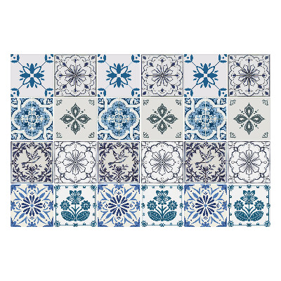 Samolepky na kachličky Kvetinové ozdoby v kompozícii