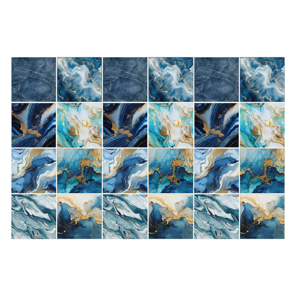 Nálepky na dlaždice Abstraktné vlny a žily